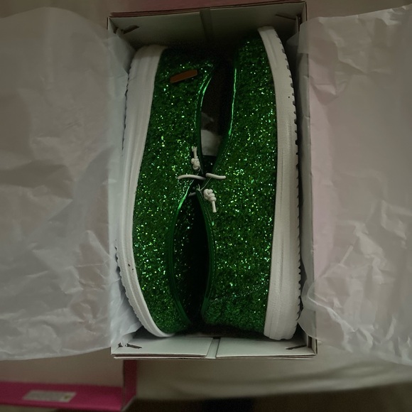 Corkys Green Glitter Shoes - Picture 5 of 6